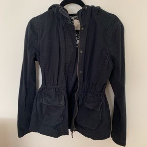Black spring jacket